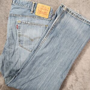 Levi's 559 Mens 38x32 Relaxed Straight Light Wash Jeans 100% Cotton Y2K Retro